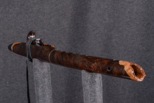 African Blackwood Burl Native American Flute, Minor, Mid A-4, #U6G (6)